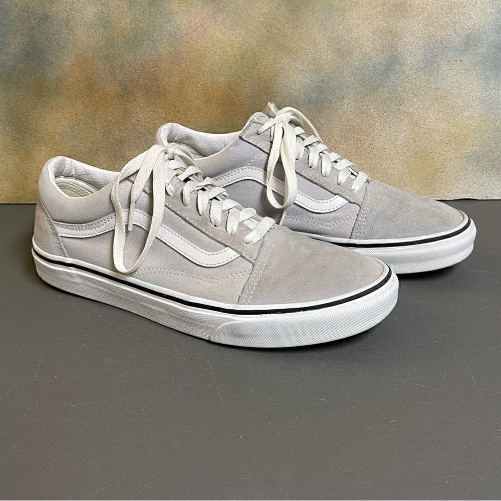 Vans Ward Low Cut Suede / Canvas Gray Women's Sneakers Size 10M Men's Size 8.5M